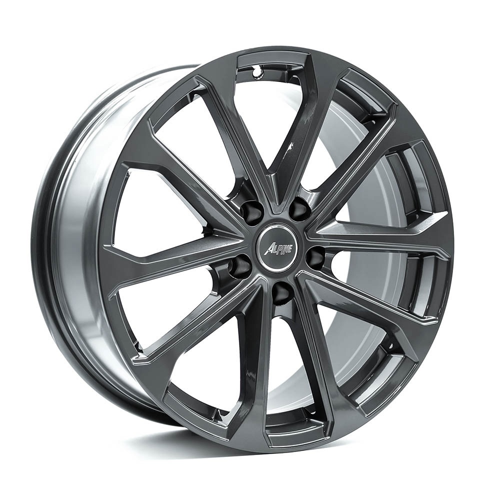 18x8.0 5x112 +38 CB: 57.1 Gloss GunMetal / Matt Black