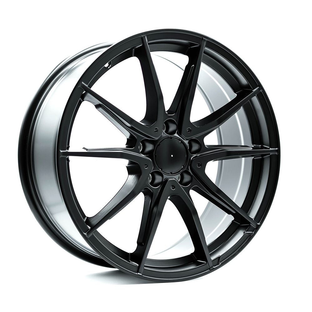 19x8.0 5x112 +25, +33 CB: 66.6 Ball Matt Black - MB