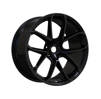 20x11 5x130 +55 CB: 71.6 Black - Direct Fit Porsche