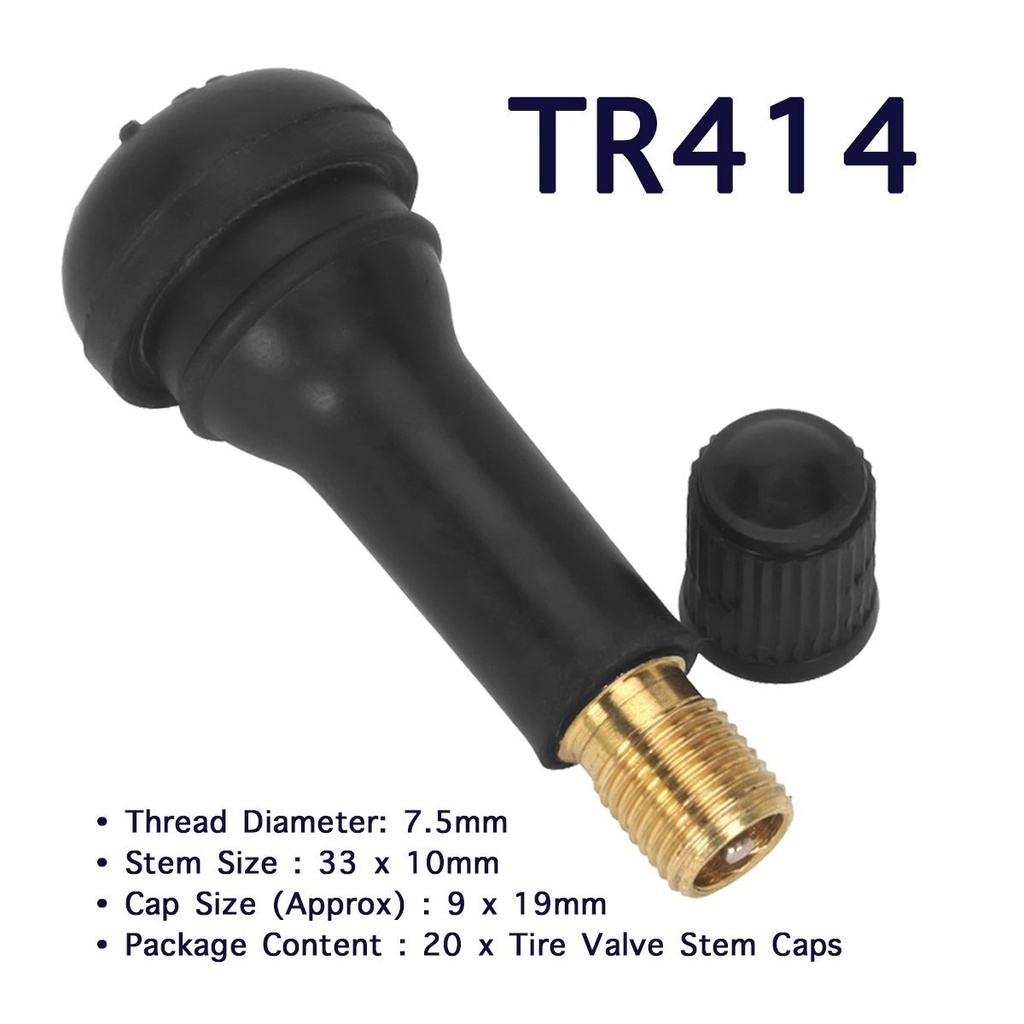 [TR414] Tire Valve - TR414 (100PCS / BAG)