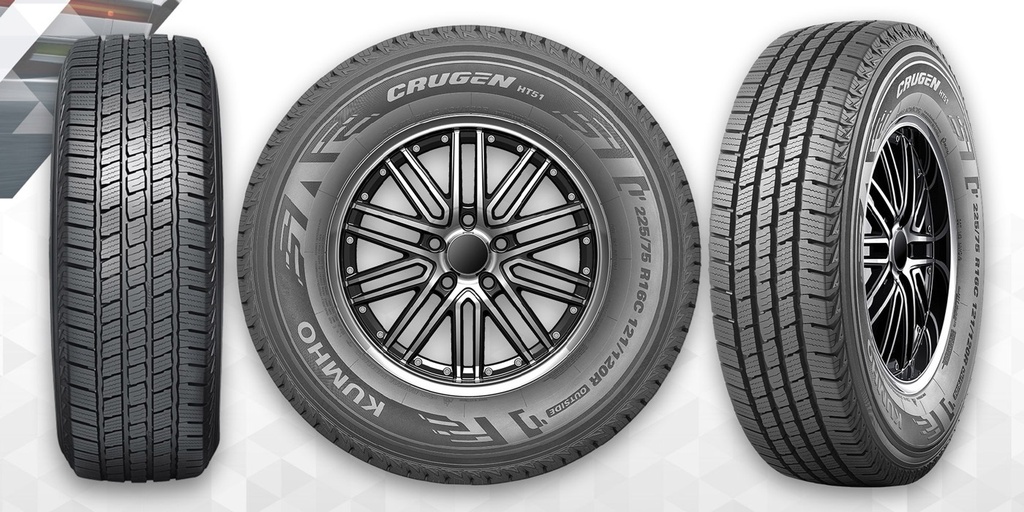 LT215/85R16 115R SL 10PLY E KUMHO CRUGEN HT51 3PMS