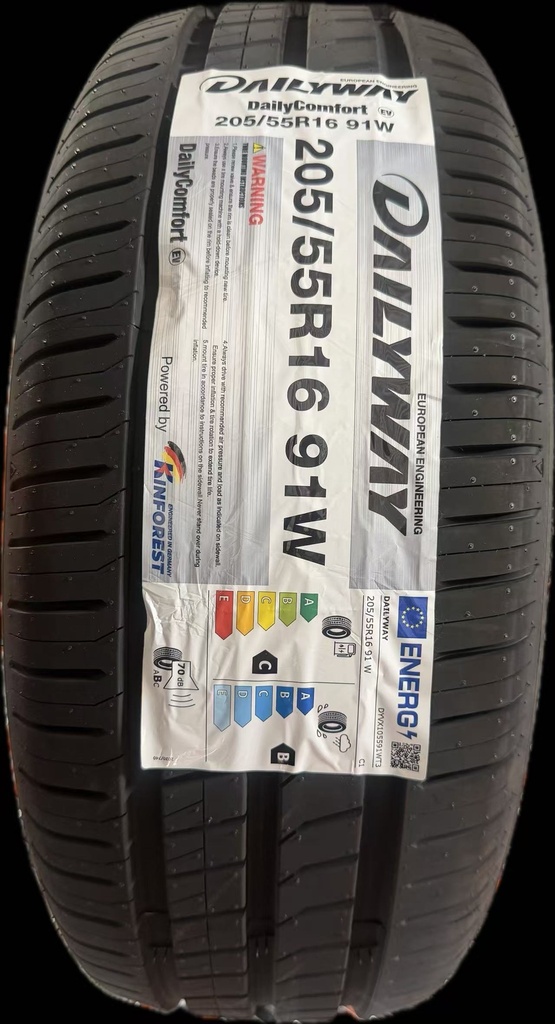 [212021501] 195/65R15 91V DAILYWAY DAILYCOMFORT DW202 PCR M+S 420/A/A [M4P3]