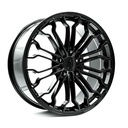 20x9.0 (11.0) 5x130 +48 (+55) CB: 71.5 R14 Gloss Black - Porsche