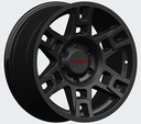17x8.0 6x139.7 +10 CB: 106.1 Matt Black - Direct Fit Toyota