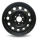 16" x 6.5 6x130 +54 CB: 84.1 Black Steel Wheel - Direct Fit Sprinter