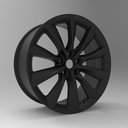 20x9.0 5x114.3 +38 CB: 64.1 Matt Black - Direct Fit Tesla