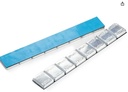 Easy Peel Stick-on wheel Weight - 0.50 Oz x 6, 48pcs (144 Oz) - Grey